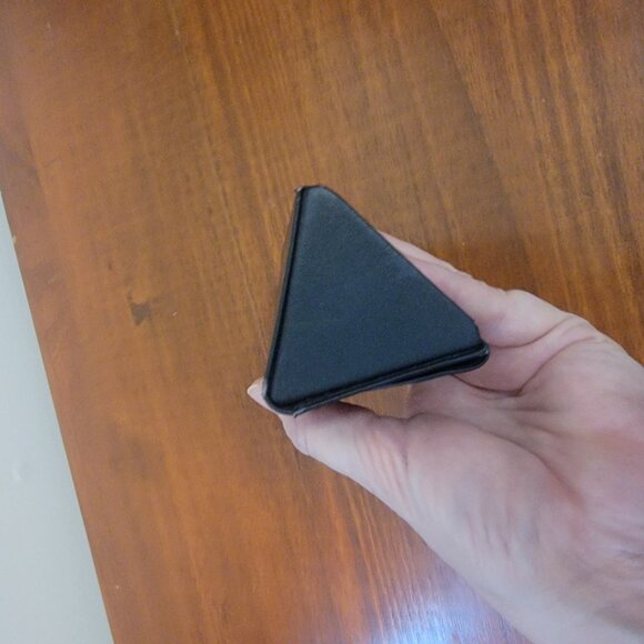 Via Spiga Eyeglasses Sunglasses Folding Case Only Hardcase Black Slim Triangle - Picture 10 of 10